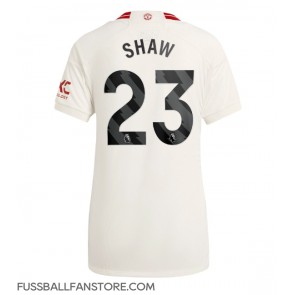 Manchester United Luke Shaw #23 Replik 3rd trikot Damen 2023-24 Kurzarm